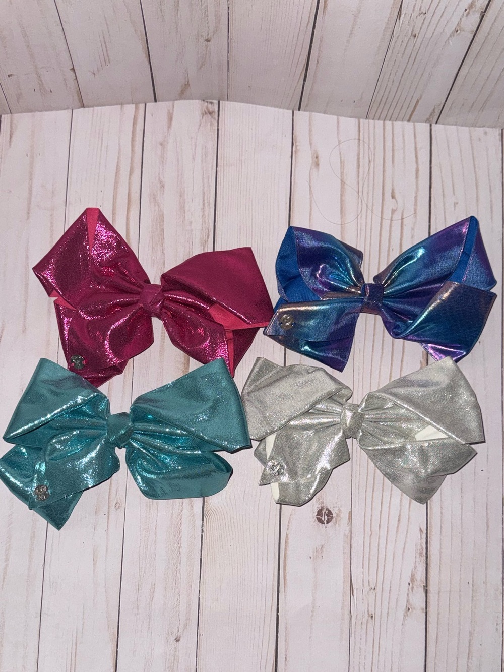 Metallic Jojo Bows